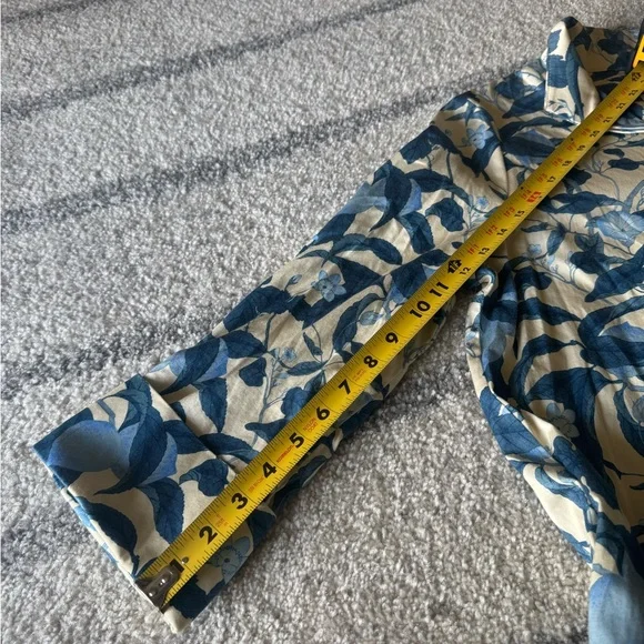 Tuckernuck Blue Floral Shirt mini Dress - Picture 13 of 16